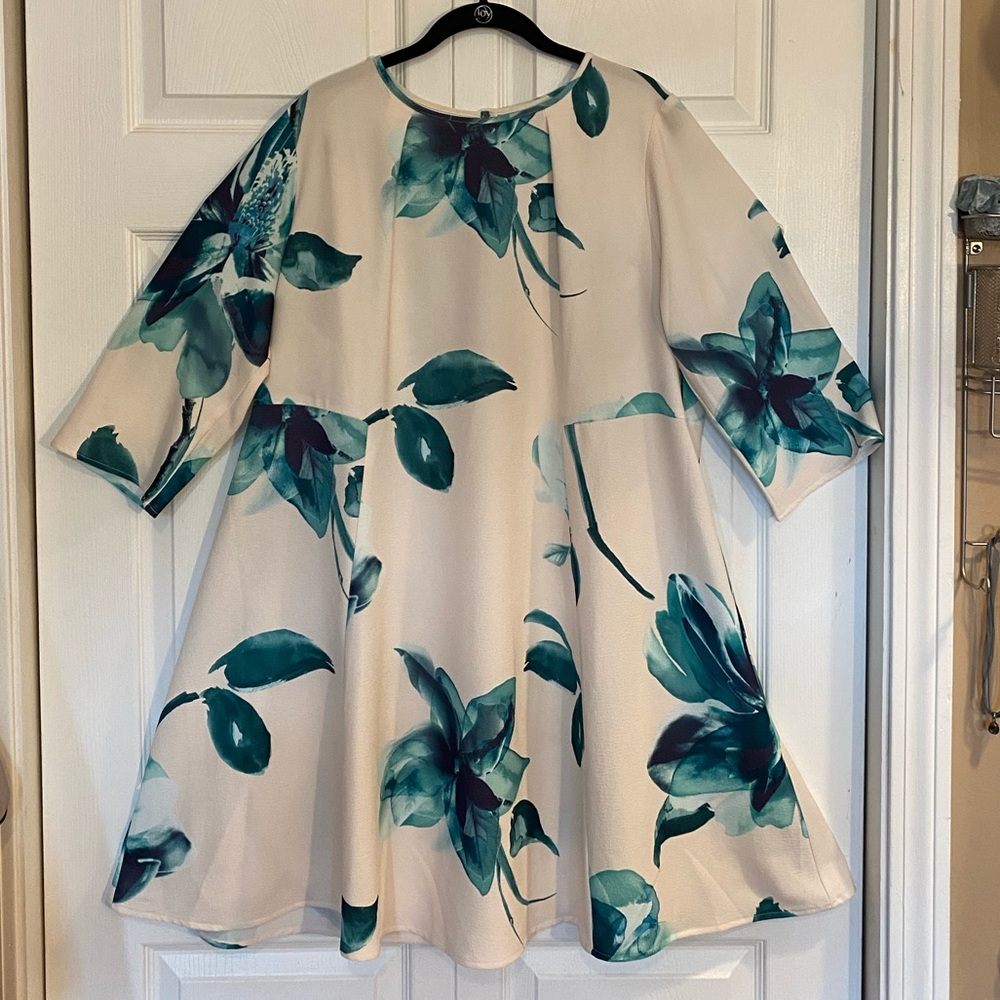 ASOS Curve fit and flare dress